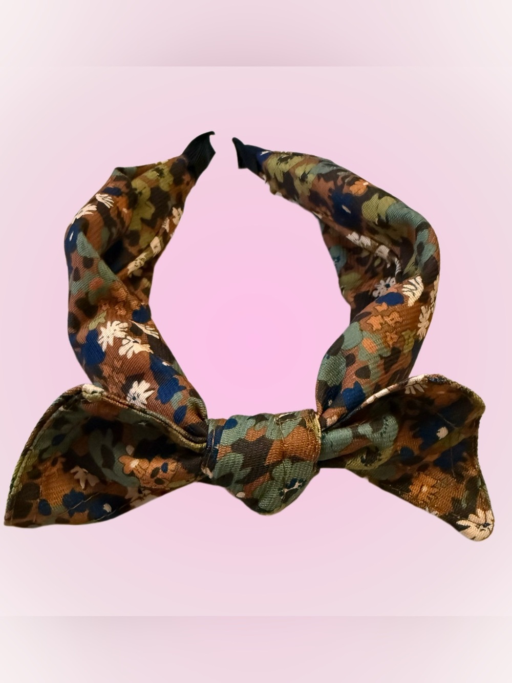 Floral Bow Headband in Multicolor